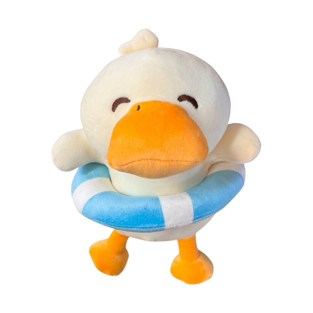 MINISO Life Duck Plush Swim Ring Stuffed Animal Kawaii Japan 9.4 - Picture 2 of 5